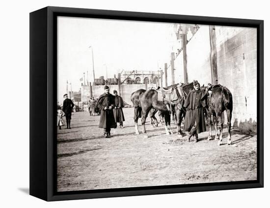 Horseriders, Antwerp, 1898-James Batkin-Framed Premier Image Canvas