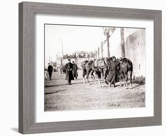 Horseriders, Antwerp, 1898-James Batkin-Framed Photographic Print