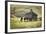 Horses and Old Barn, Olema, California, USA-Jaynes Gallery-Framed Photographic Print