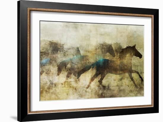 Horses, Beautiful and Free-Ken Roko-Framed Art Print