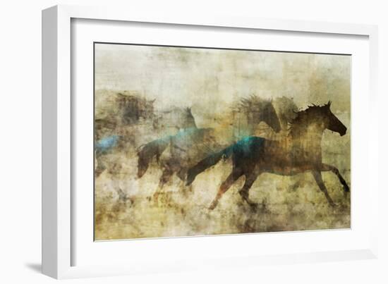 Horses, Beautiful and Free-Ken Roko-Framed Art Print