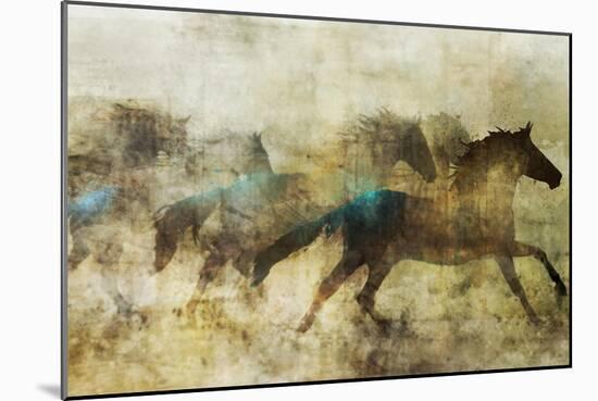 Horses, Beautiful and Free-Ken Roko-Mounted Art Print