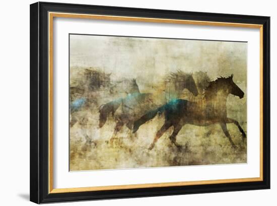 Horses, Beautiful and Free-Ken Roko-Framed Art Print