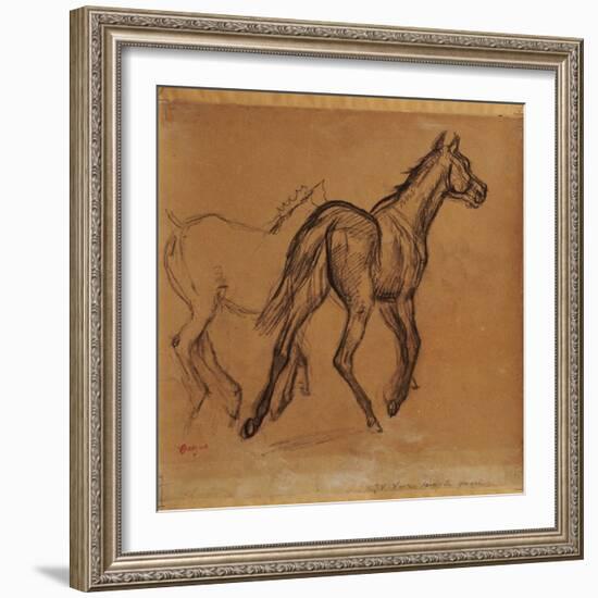 Horses, C.1882-Edgar Degas-Framed Giclee Print