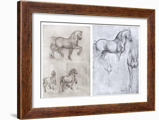 Horses, C1490-1510-Leonardo da Vinci-Framed Giclee Print