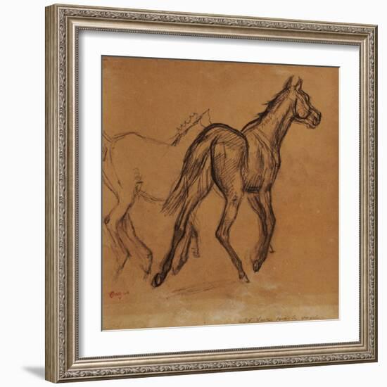 Horses, circa 1882-Edgar Degas-Framed Giclee Print