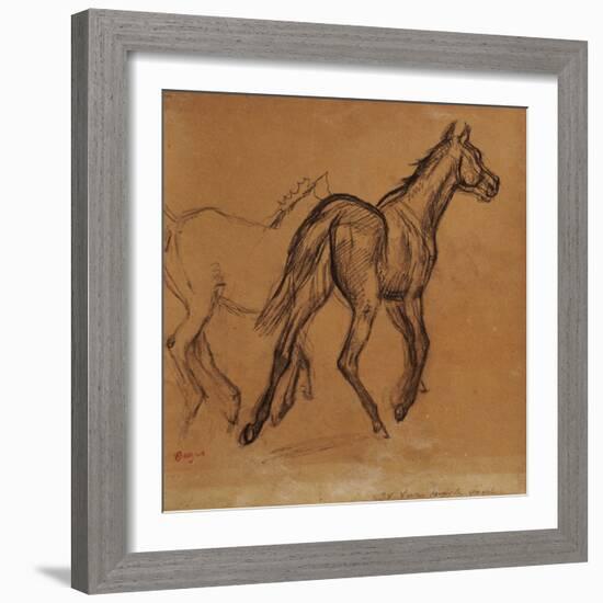 Horses, circa 1882-Edgar Degas-Framed Giclee Print