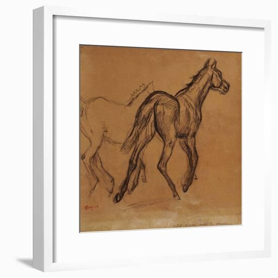 Horses, circa 1882-Edgar Degas-Framed Giclee Print