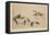 Horses (Colour Woodblock Print)-Kitagawa Utamaro-Framed Premier Image Canvas