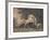 Horses Fighting-George Stubbs-Framed Premium Giclee Print