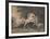 Horses Fighting-George Stubbs-Framed Premium Giclee Print