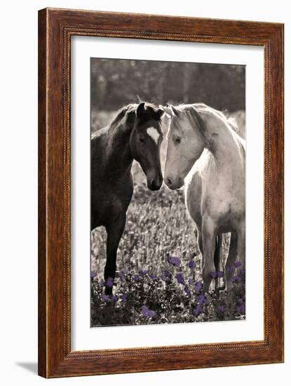 Horses I-Sally Linden-Framed Photo