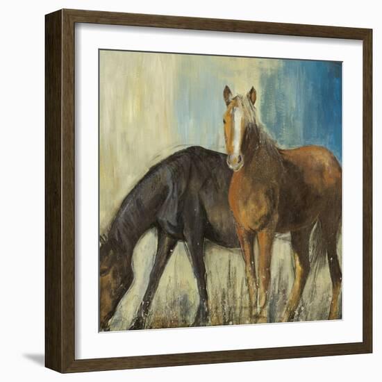 Horses II-Andrew Michaels-Framed Art Print
