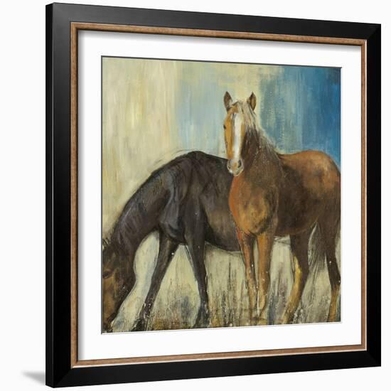 Horses II-Andrew Michaels-Framed Art Print