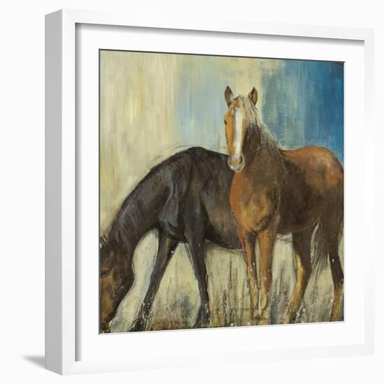 Horses II-Andrew Michaels-Framed Art Print