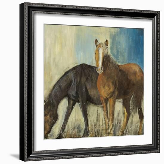 Horses II-Andrew Michaels-Framed Art Print