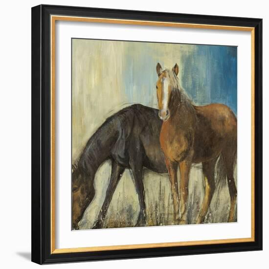 Horses II-Andrew Michaels-Framed Art Print