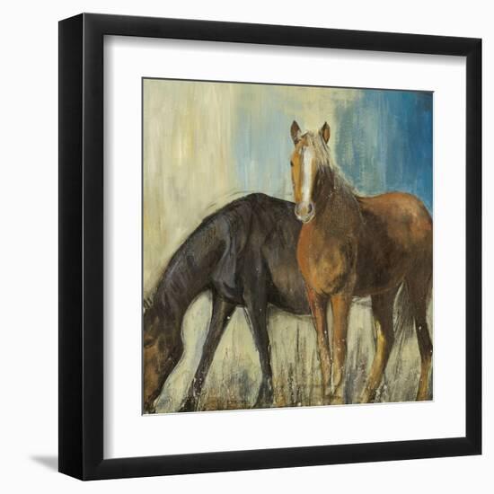 Horses II-Andrew Michaels-Framed Art Print