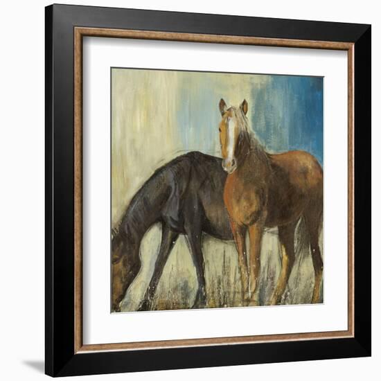 Horses II-Andrew Michaels-Framed Art Print