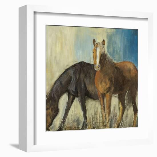 Horses II-Andrew Michaels-Framed Art Print