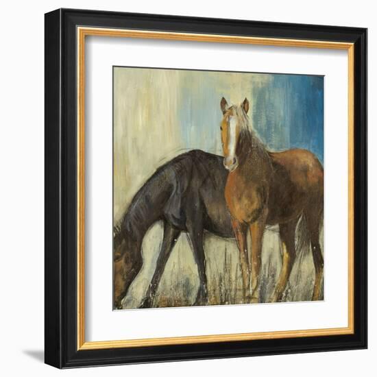 Horses II-Andrew Michaels-Framed Art Print