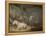 Horses in a Stable, 1791 (Oil on Canvas)-George Morland-Framed Premier Image Canvas