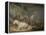 Horses in a Stable, 1791 (Oil on Canvas)-George Morland-Framed Premier Image Canvas