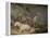 Horses in a Stable, 1791 (Oil on Canvas)-George Morland-Framed Premier Image Canvas