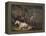 'Horses in a Stable', 1791-George Morland-Framed Premier Image Canvas