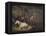 'Horses in a Stable', 1791-George Morland-Framed Premier Image Canvas