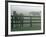 Horses in Fog, Chesapeake City, MD-Henry Horenstein-Framed Photographic Print