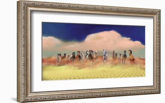 Horses In Heaven-Nancy Tillman-Framed Art Print