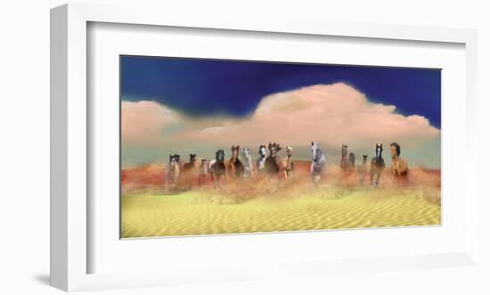 Horses In Heaven-Nancy Tillman-Framed Art Print