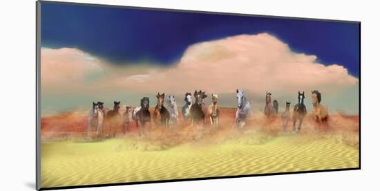 Horses In Heaven-Nancy Tillman-Mounted Art Print