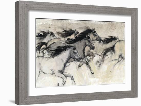 Horses in Motion I-Tim O'toole-Framed Art Print