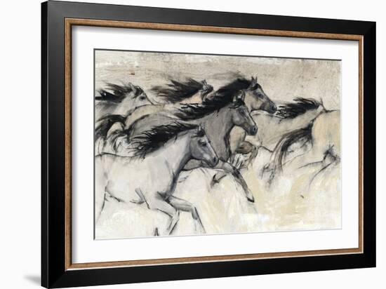 Horses in Motion I-Tim O'toole-Framed Art Print