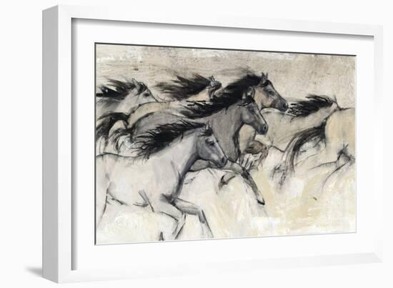 Horses in Motion I-Tim O'toole-Framed Art Print