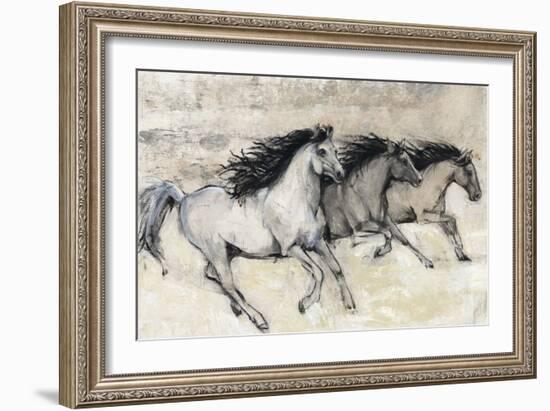 Horses in Motion II-Tim O'toole-Framed Art Print