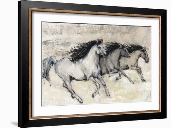 Horses in Motion II-Tim O'toole-Framed Art Print