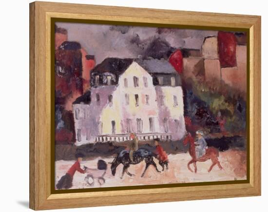 Horses in Paris, 1924-Christopher Wood-Framed Premier Image Canvas