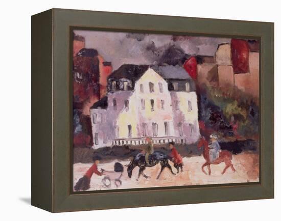 Horses in Paris, 1924-Christopher Wood-Framed Premier Image Canvas