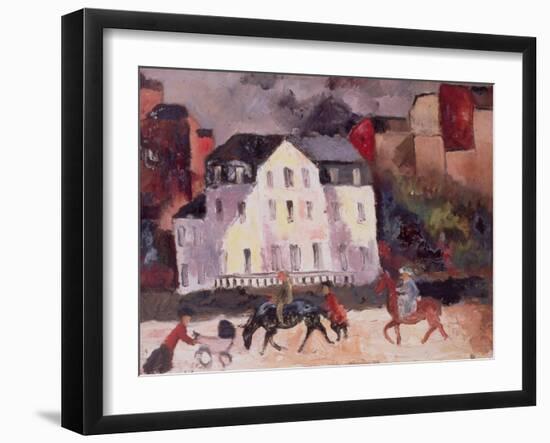 Horses in Paris, 1924-Christopher Wood-Framed Giclee Print