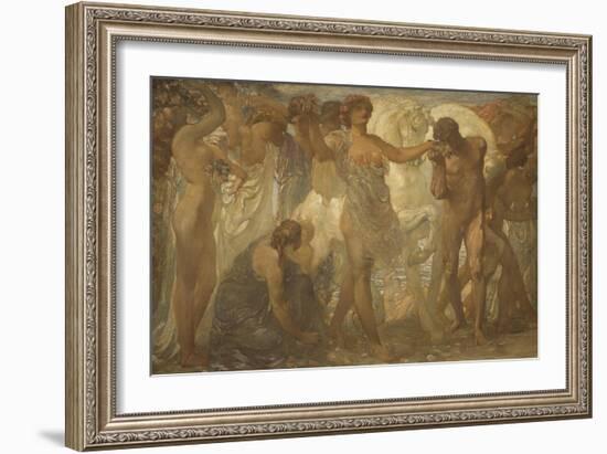 Horses of Sun, 1907-Adolfo de Carolis-Framed Giclee Print