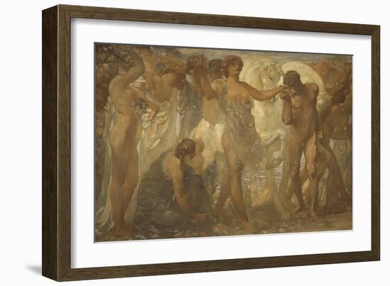 Horses of Sun, 1907-Adolfo de Carolis-Framed Giclee Print