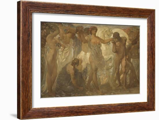 Horses of Sun, 1907-Adolfo de Carolis-Framed Giclee Print