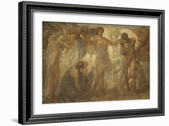 Horses of Sun, 1907-Adolfo de Carolis-Framed Giclee Print