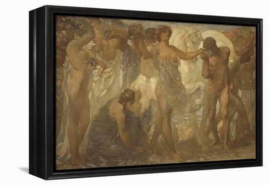 Horses of Sun, 1907-Adolfo de Carolis-Framed Premier Image Canvas