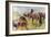 Horses Out to Pasture-Franz Marc-Framed Giclee Print