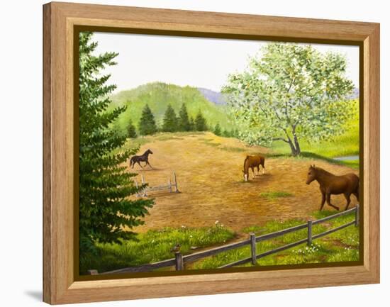 Horses section 6-Kevin Dodds-Framed Premier Image Canvas