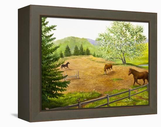 Horses section 6-Kevin Dodds-Framed Premier Image Canvas